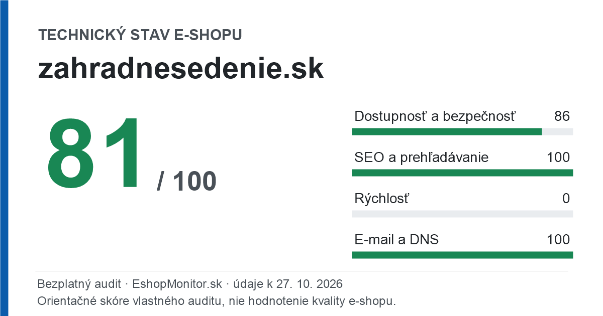 Zdieľacia karta: technický stav zahradnesedenie.sk 81 z 100
