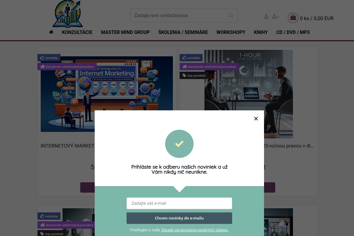 Náhľad e-shopu Osobný rozvoj